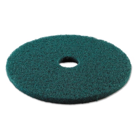 Pinpoint 19 in. Standard Diameter Heavy-Duty Scrubbing Floor Pads - Green PI2961183